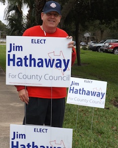 County Council dist. 3 candidate Jim Hathaway